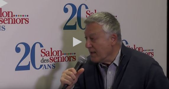 Gaston Helm d'ECTI interviewé au salon des Seniors